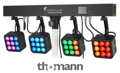 Jen Po Omezenou Doba Stairville SonicPulse 4 Par Set