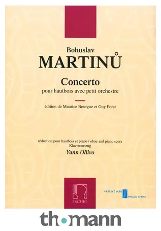 Editions Max Eschig Martinu Oboenkonzert Ověřený