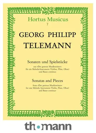 Jen Po Omezenou Doba Bärenreiter Telemann Sonaten Spielstücke