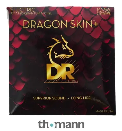 Výprodej DR Strings Dragon Skin+ DEQ-7/10 Coated