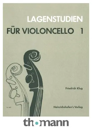 Levný Heinrichshofen Verlag Lagenstudien for Violoncello 1