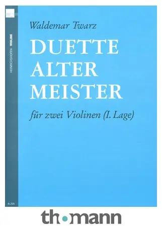 Heinrichshofen Verlag Duette Alter Meister Violin Cenově Výhodný