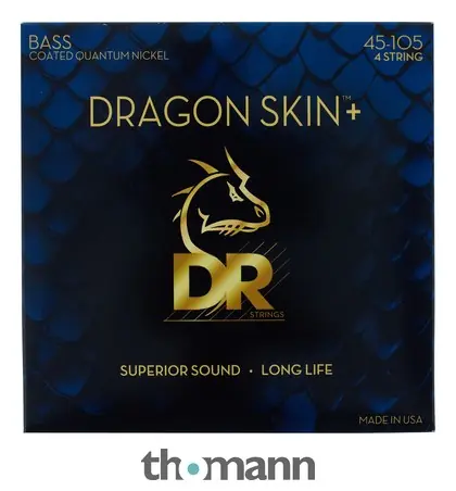 DR Strings Dragon Skin+ DBQ-45 Coated Přímo Od Výrobce