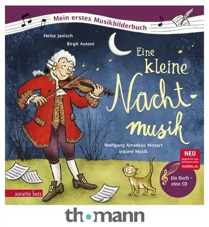 Nejprodávanější Annette Betz Verlag Nachtmusik Musikbilderbuch