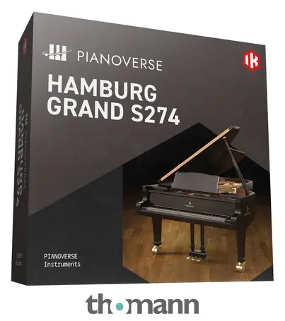 Odeslání Ihned IK Multimedia Pianoverse Hamburg Grand S274