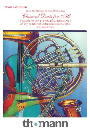 Alfred Music Publishing Classical Duets for All T-Sax Pouze Dnes
