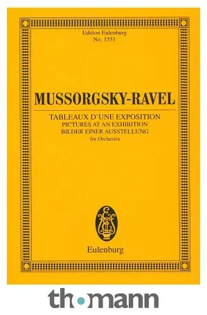 Akční Cena Edition Eulenburg Mussorgski Bilder Ausstellung