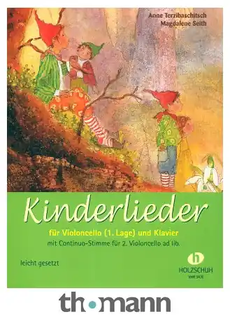 Holzschuh Verlag Kinderlieder Violoncello Nízká Cena