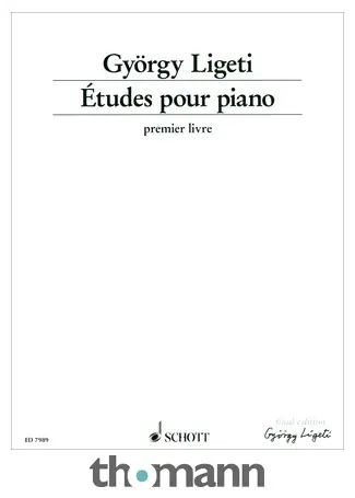 Schott Ligeti Etudes pour Piano 1 Rychlé Dodání