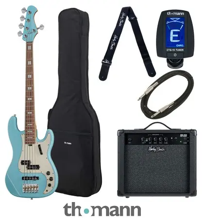 Harley Benton MV-5PJ Daphne Blue Set Jen Po Omezenou Doba