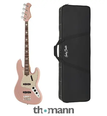 Vrácení Zdarma Harley Benton MV-4JB Shell Pink w/Case