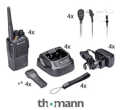 Midland G15 Pro Case Set 4 MA B-Stock Autentický