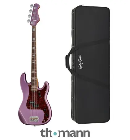 Omezená Nabídka Harley Benton MV-4P Burgundy Mist w/Case