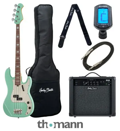 Bezpečná Platba Harley Benton MV-4P Seafoam Green Set