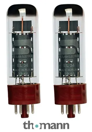 Sezónní Sleva Svetlana EL34 Tube Matched Pair