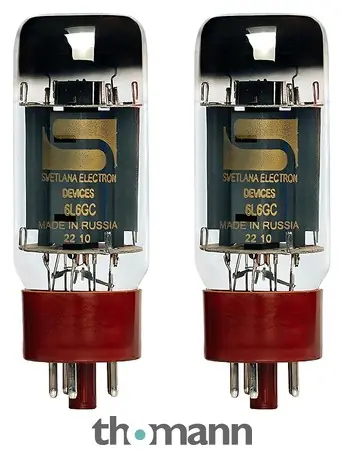 Svetlana 6L6GC Tubes Matched Pair Značkový