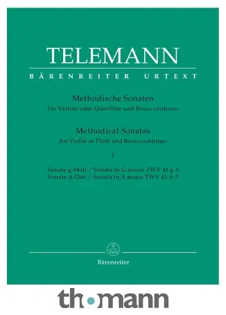 Cenová Bomba Bärenreiter Telemann Methodische Sonaten 1