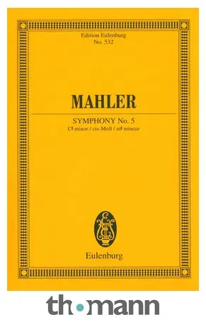 Koupit Online Edition Eulenburg Mahler Sinfonie Nr. 5 cis-Moll