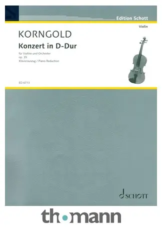 Schott Korngold Konzert op. 35 Violin Koupit Online