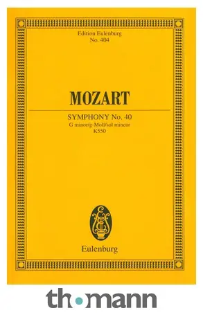Zlevněný Edition Eulenburg Mozart Sinfonie Nr. 40 g-moll