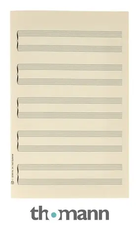 Značkový Star Sheet Music Paper Piano Oktav