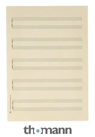Star Sheet Music Paper Piano DIN A4 Nejlepší Volba