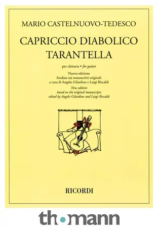 Ricordi Castelnuovo-Tedesco Capriccio Speciální Cena