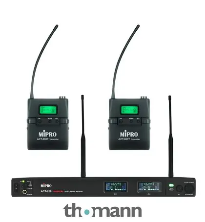 Vysoce Kvalitní Mipro ACT-800 Bodypack Twin Set 5UA
