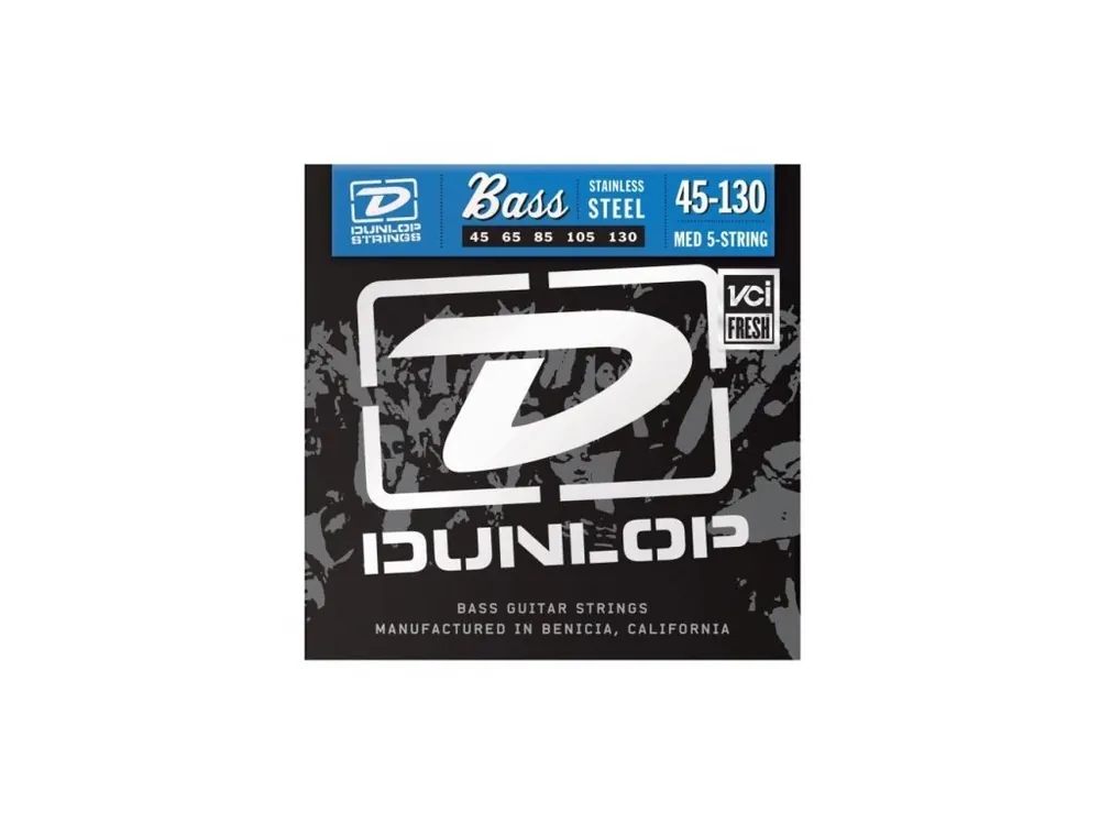 Cenový Hit Struny na pětistrunnou basovou kytaru DUNLOP DBS45130