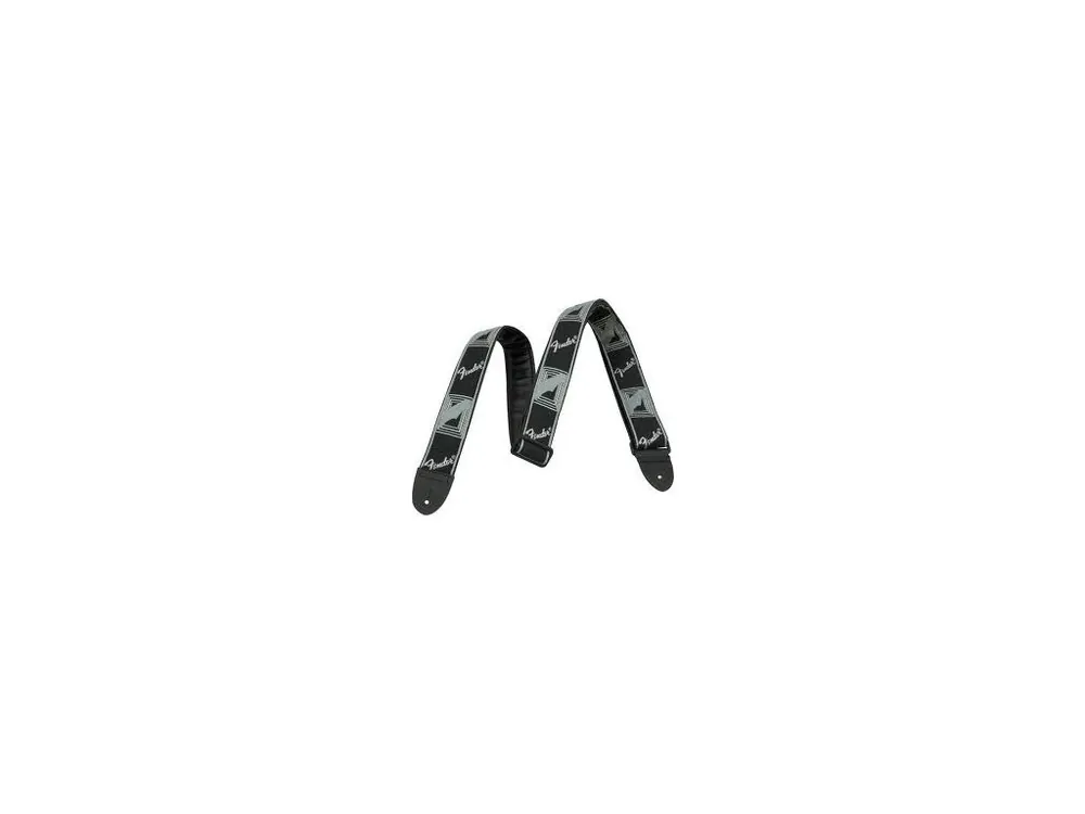 Expresní Doručení FENDER Monogramm Strap - černá/světle šedá/tmavě šedá