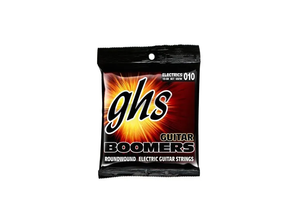 Struny na elektrickou kytaru GHS Boomers GB7M Omezená Nabídka
