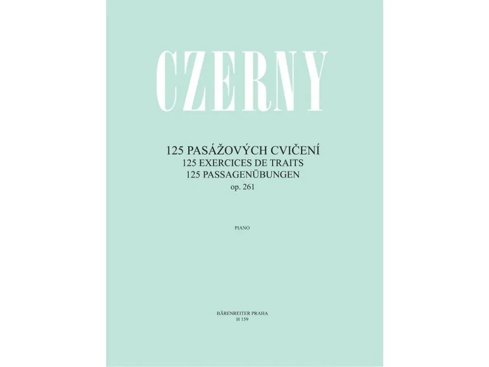 Vrácení Zdarma 125 pasážových cvičení op. 261 - Czerny