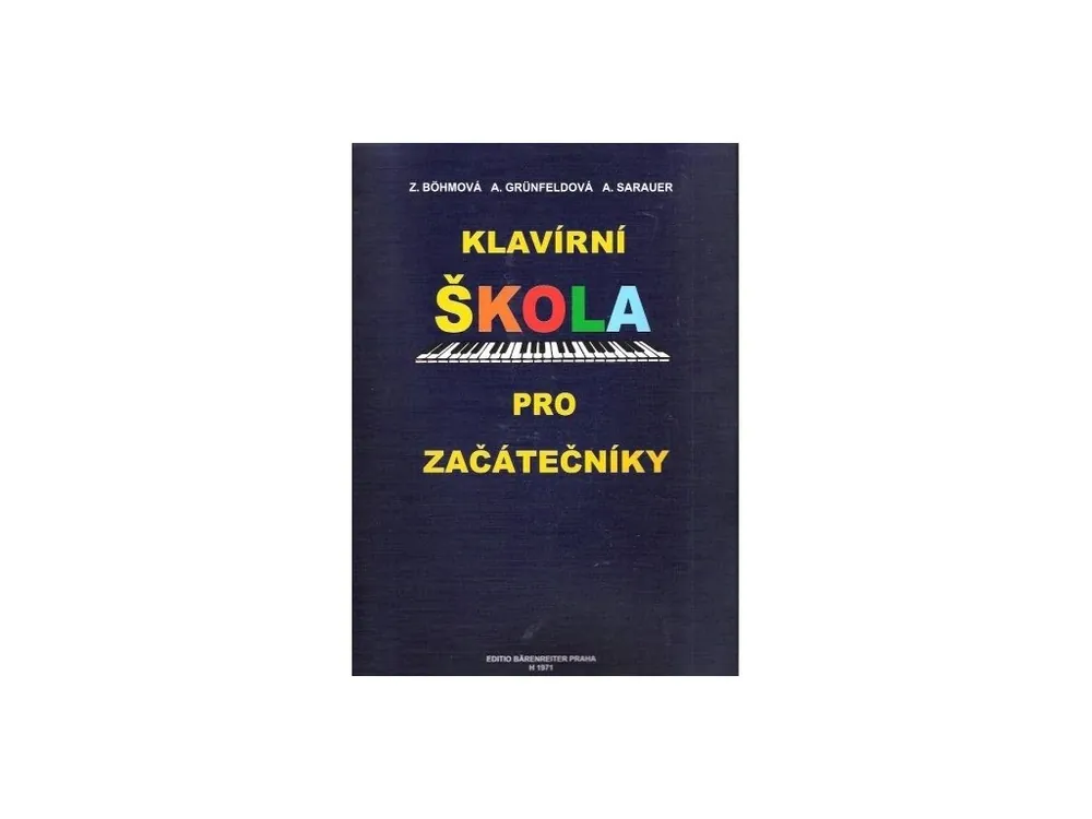 Autentický Klavírní škola pro začátečníky BGS