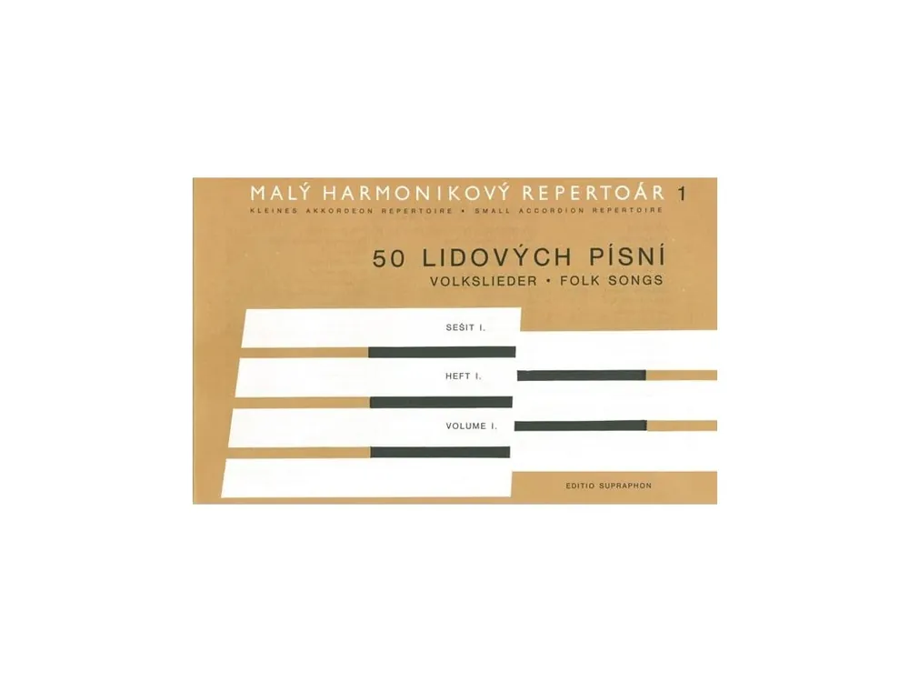 Sborník národních písní Josef Kotík - 50 lidových písní I Nejlepší Volba