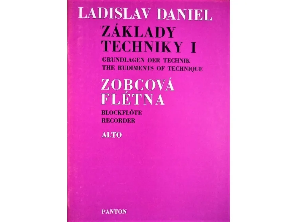 Objednat Nyní Základy techniky pro altovou flétnu - Daniel