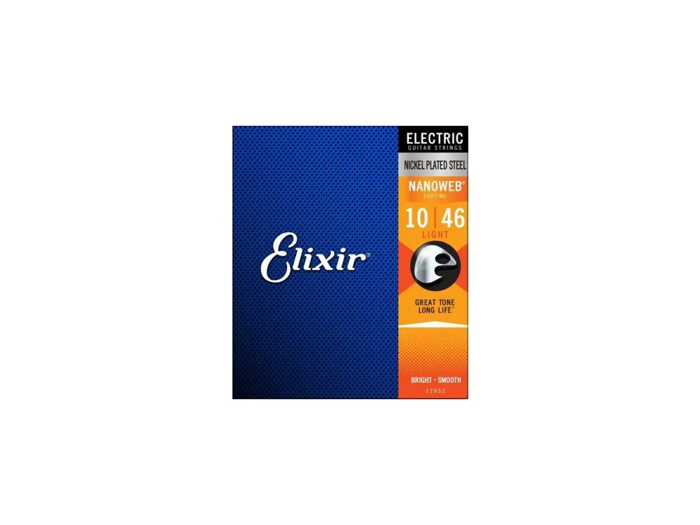 Značkový Struny na elektrickou kytaru ELIXIR NanoWeb 12052