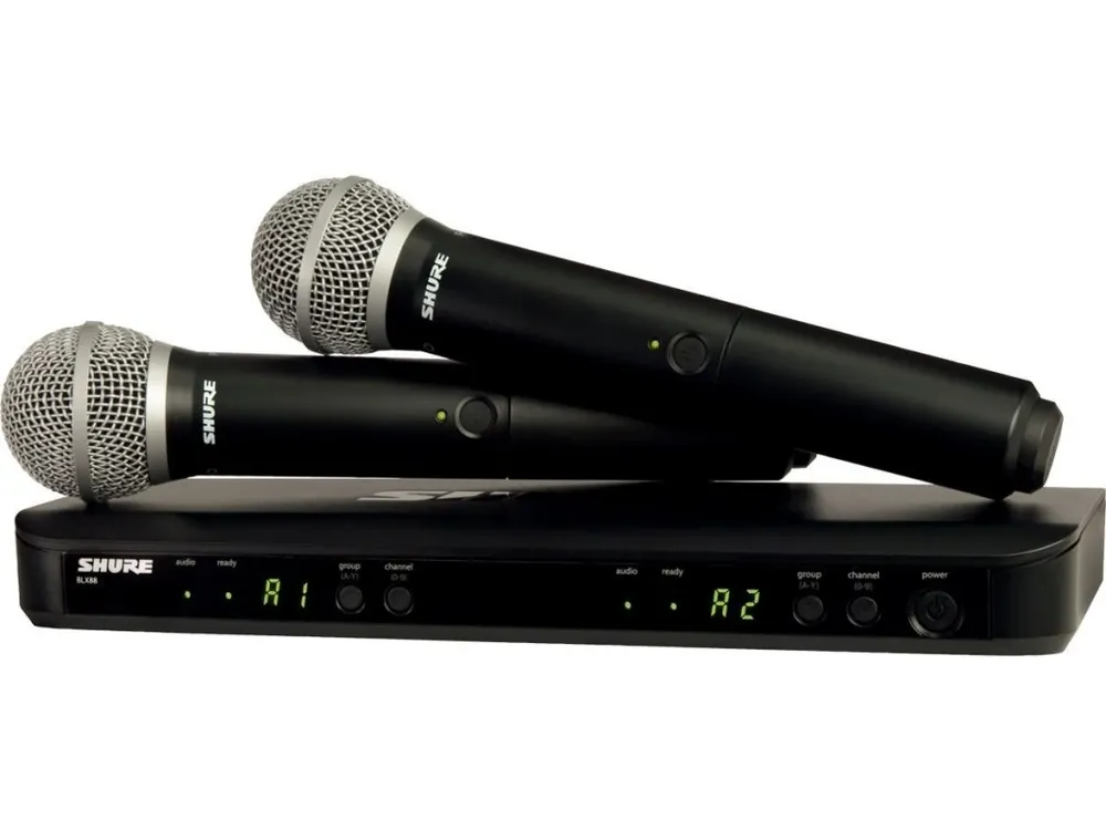 SHURE BLX288E/PG58 - Duální bezdrátový system Levný