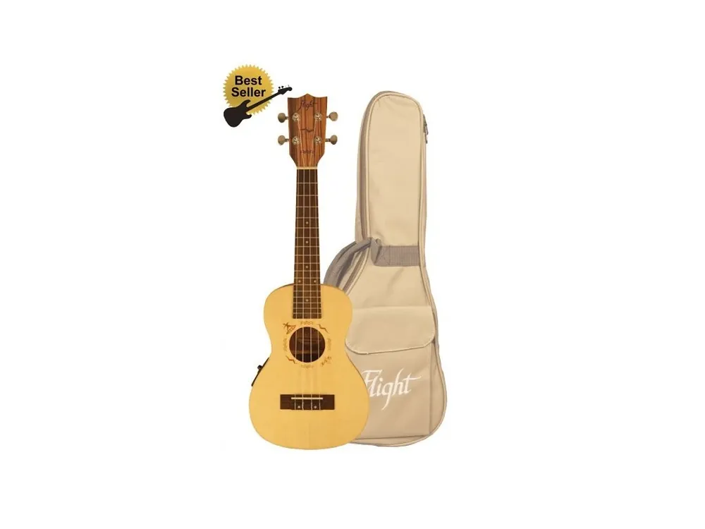 Akce Ukulele koncertní FLIGHT DUC525 CEQ SP/ZEB