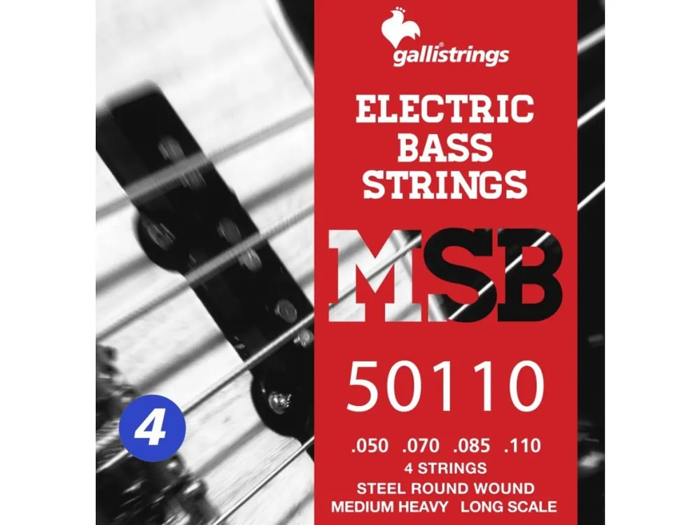 Struny na 4. strunnou baskytaru Galli Magic Sound MSB50110 Časově Omezené