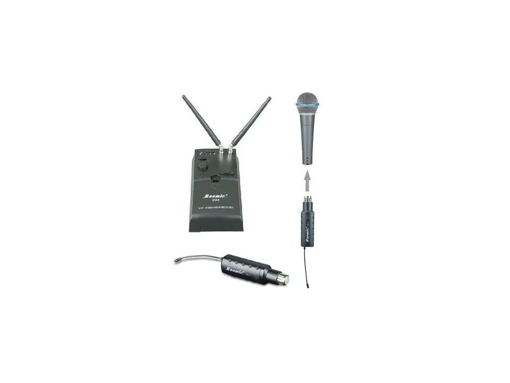 Nejlepší Volba Baomic BM5-TR1 - Bezdrátový plug-in systém UHF