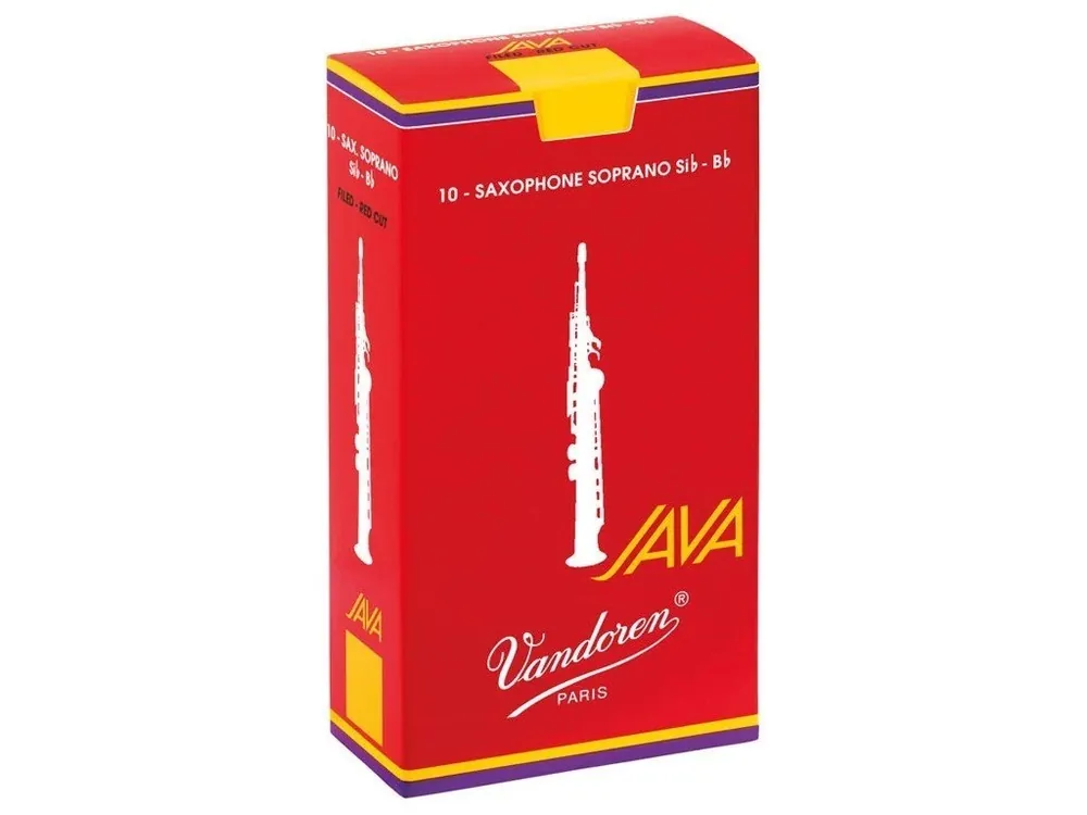 Nízká Cena Plátek na sopránový saxofon VANDOREN JAVA RED CUT č.2-SR302R