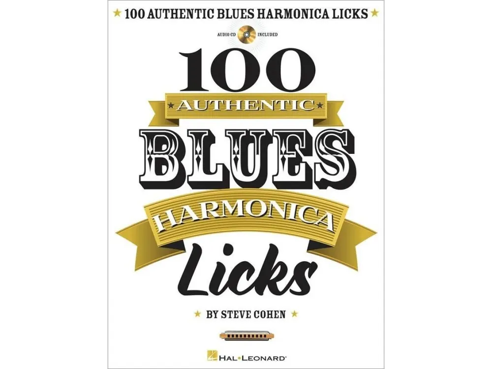 100 Authentic Blues Harmonica Licks + CD - Steve Cohen Horká Nabídka