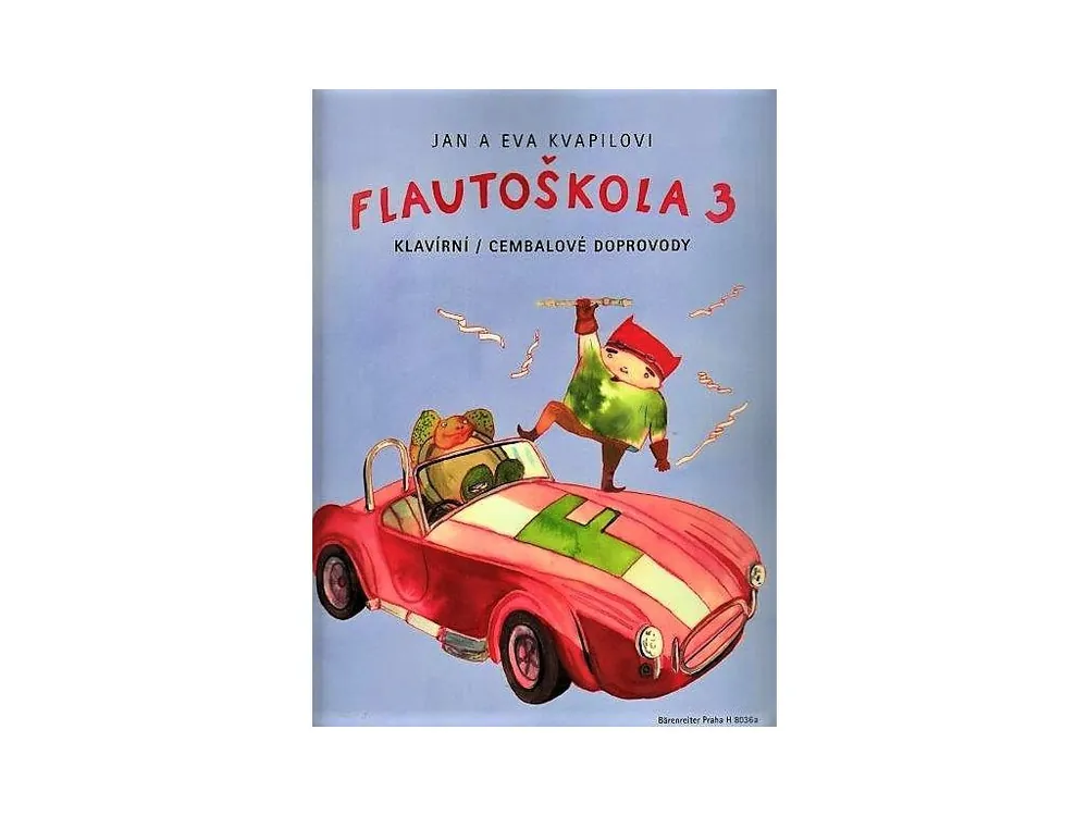 Flautoškola 3 - Klavírní / cembalové doprovody Rychlé Dodání