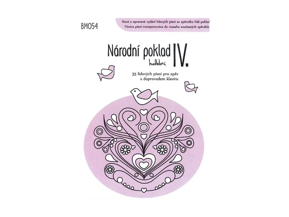 Ověřený Národní poklad hudební IV - 35 lidových písní
