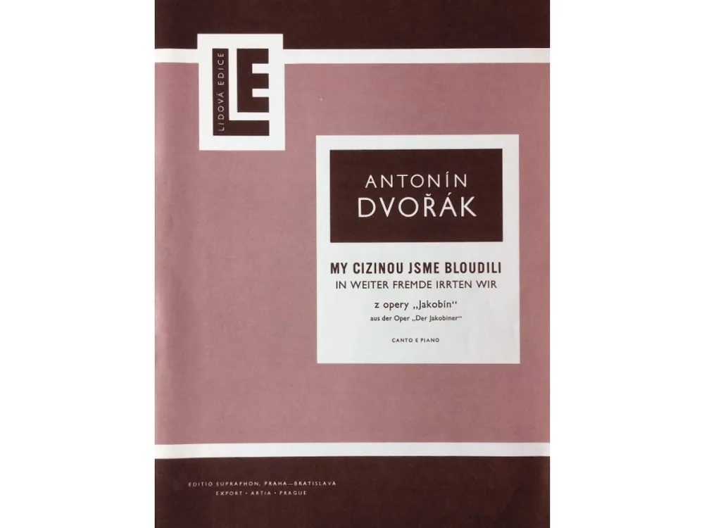 Objednat Nyní My cizinou jsme bloudili - Antonín Dvořák