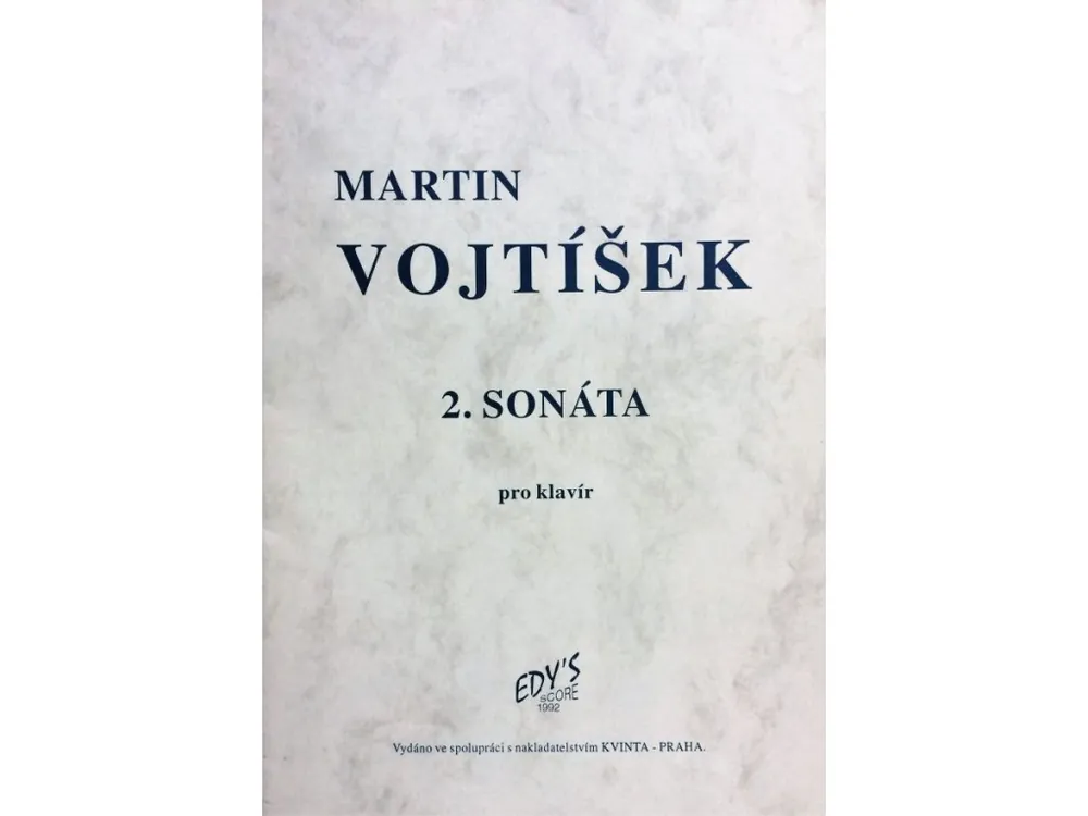 2. sonáta pro klavír - Martin Vojtíšek Omezená Nabídka