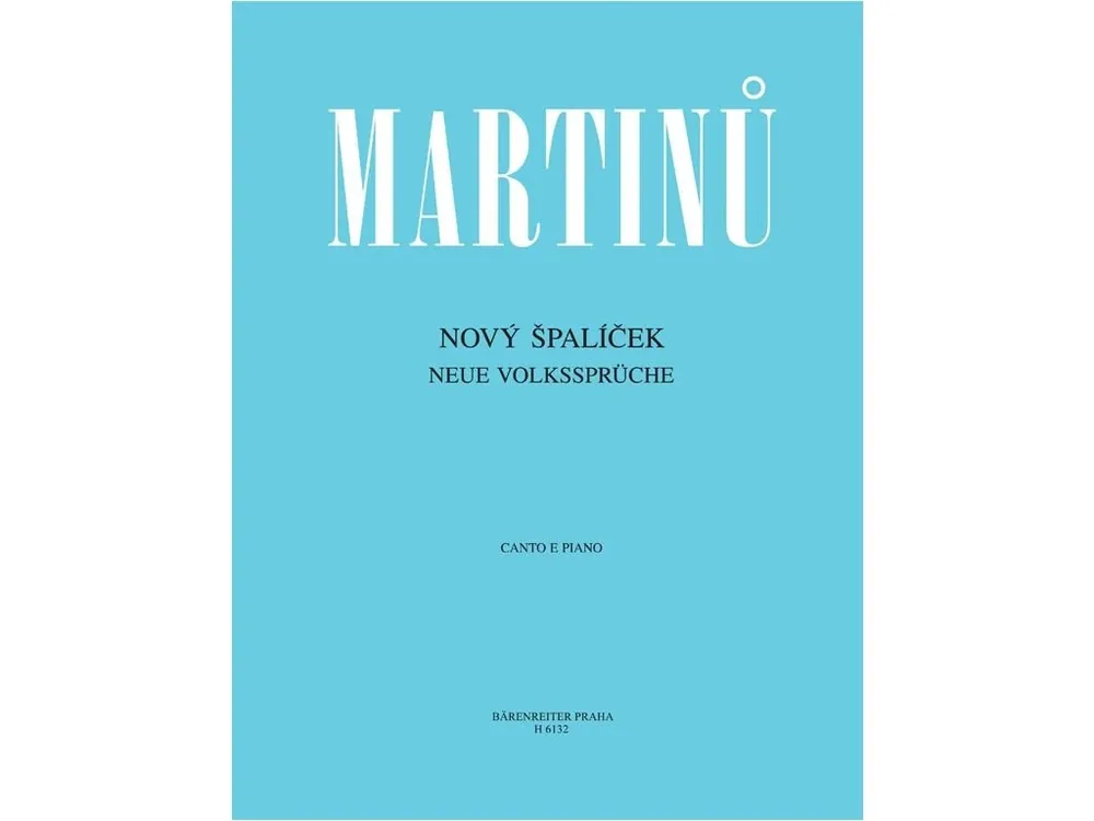 Odeslání Ihned Nový špalíček - Bohuslav Martinů