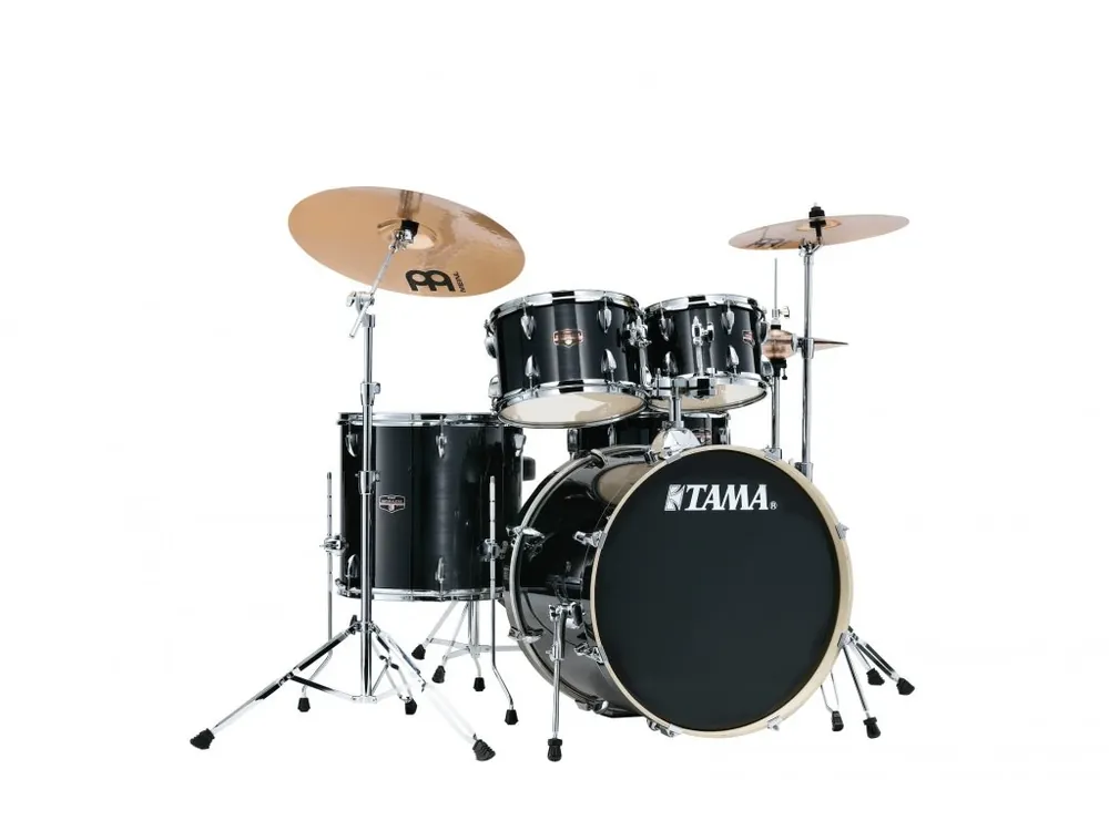 TAMA - DRUM SET 5-PCS. IMPERIALSTAR, HAIRLINE BLACK, +HCSB, 2216,1615,1208,1007,1405,C-HW IE52KH6W-HBK Nízká Cena