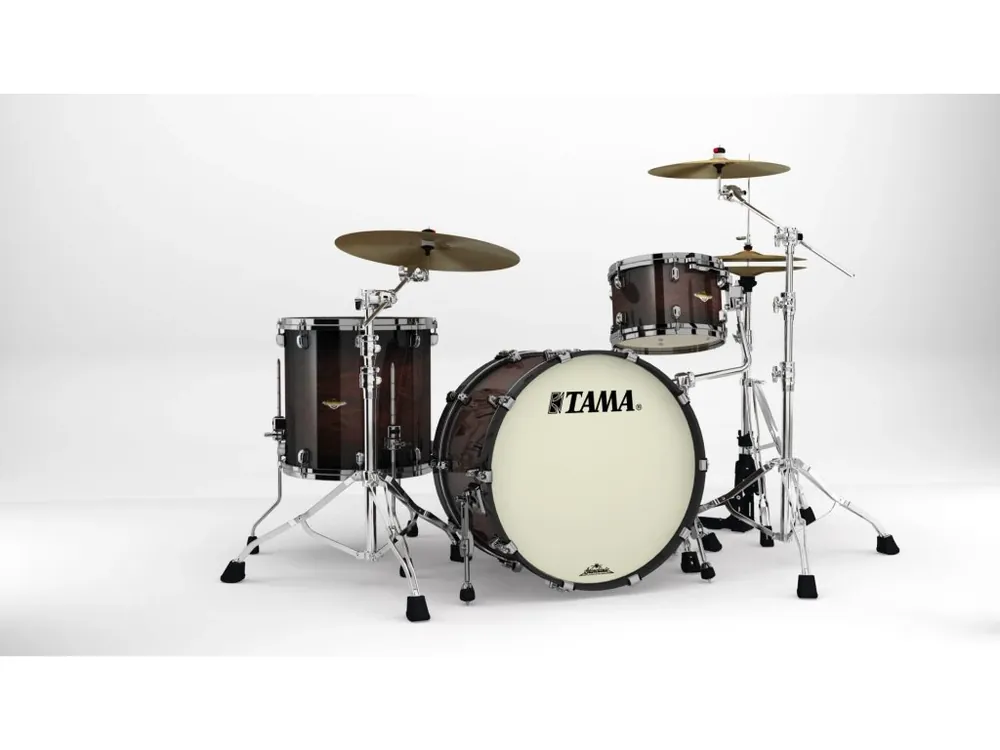 TAMA - TAMA Starclassic Maple, Shell Kit 3-Pcs., BN-HW, Dark Mocha Burst MA32CZBNS-DMB Vysoce Kvalitní