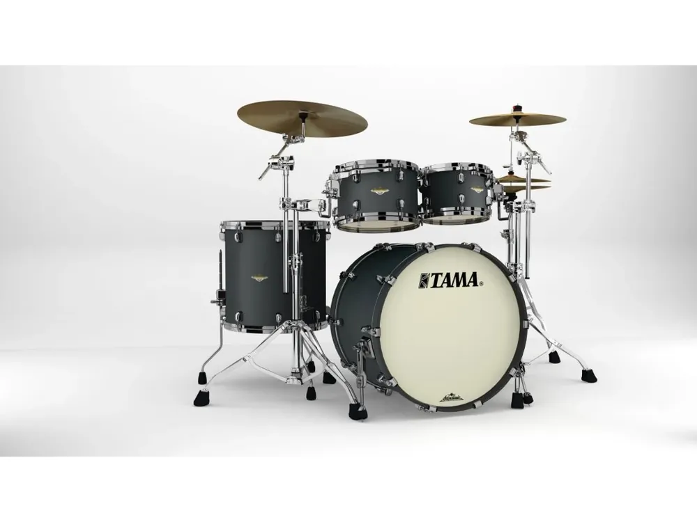 TAMA - TAMA Starclassic Maple, Shell Kit 4-Pcs., BN-HW, Flat Black MA42TZBNS-FBK Bezpečná Platba